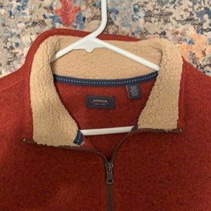 Half zip pullover sweater